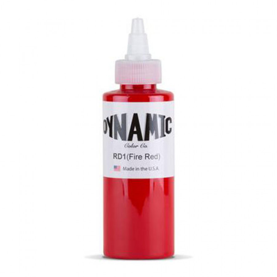 Тату краска Dynamic Colors Fire Red - 120 мл