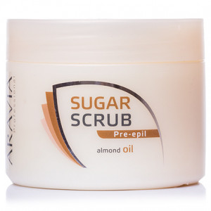 ARAVIA Professional, Сахарный скраб с маслом миндаля, 300 мл (уценка)